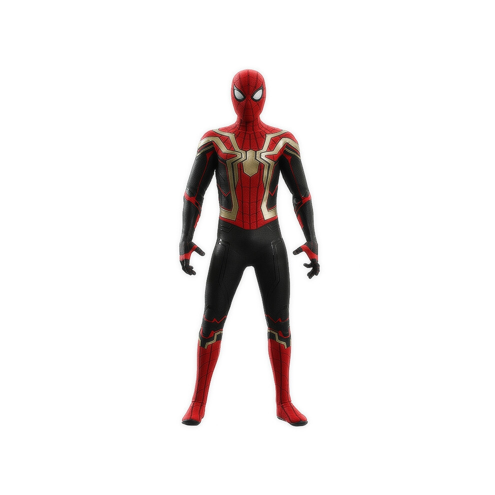Bghone (#8 Spiderman, Adult190?H180-190Cm?) Boys Spiderman Cosplay Costume Fancy-Dress Up Halloween Jumpsuit Adult Kids