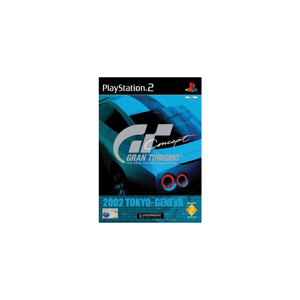 Playstation Gran Turismo Concept 2002 Tokyo-Geneva Used 2 Game