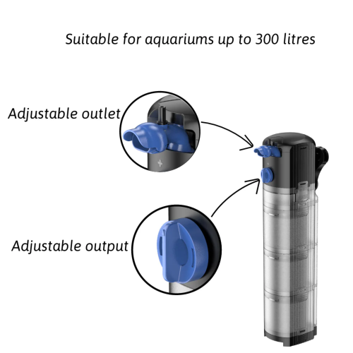 AllPondSolutions 1500L/H Aquarium Internal Filter INFIL-1500 2