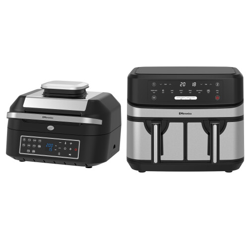 EMtronics Emtronics Air Fryer 6.3 & Silver 9 Litre Kitchen Set