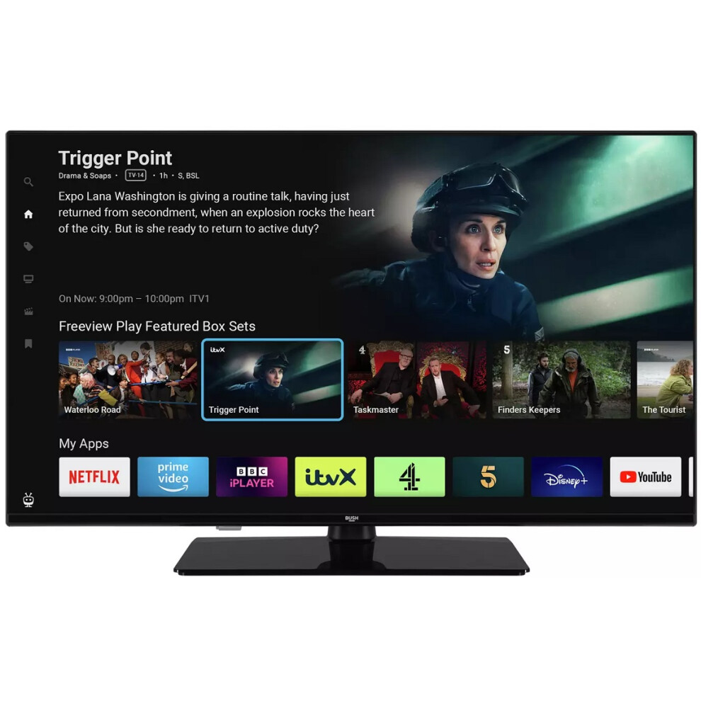 Bush SMART HD Ready HDR TV 32HT24CA 32" Powered By TiVo Powered Freeview Play