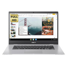 Asus CX1500 15.6" Intel Celeron N4500 4GB RAM 128GB SSD Chromebook Silver - Refurbished