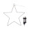 30cm Light up Dewdrop Christmas 2D Star with 120 Warm White LEDs & Timer Function 7