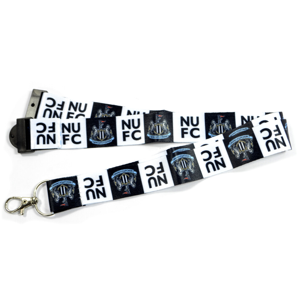 Newcastle United Striped Lanyard