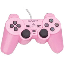 PS2 Official Dual Shock 2 Pink Controller - Refurbished