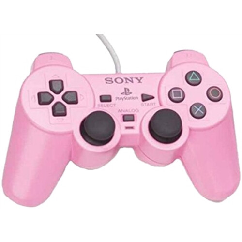 Refurbished Playstation PS2 Official Dual Shock 2 Pink Controller