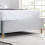Birlea Grey King Size Bed Frame Birlea Loxley 150cm Kingsize 5FT Fabric Bedstead 15