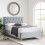 Birlea Grey King Size Bed Frame Birlea Loxley 150cm Kingsize 5FT Fabric Bedstead 1