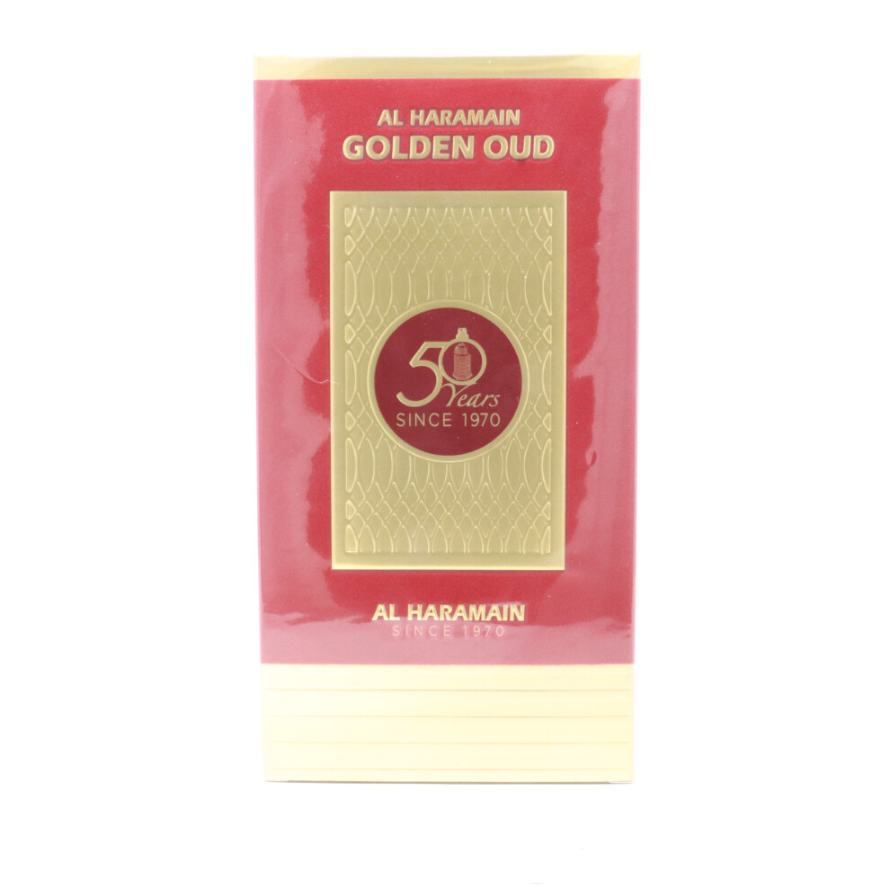 Golden Oud by Al Haramain Eau De Parfum 3.33oz/100ml Spray New With Box