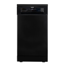 Slimline Freestanding Dishwasher 45cm Wide 10 Place Settings - Black