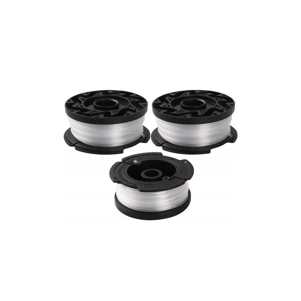 3pcs Black + Decker Weed Eater Replacement Spool for Black Decker AF-100-3ZP 30ft Mower