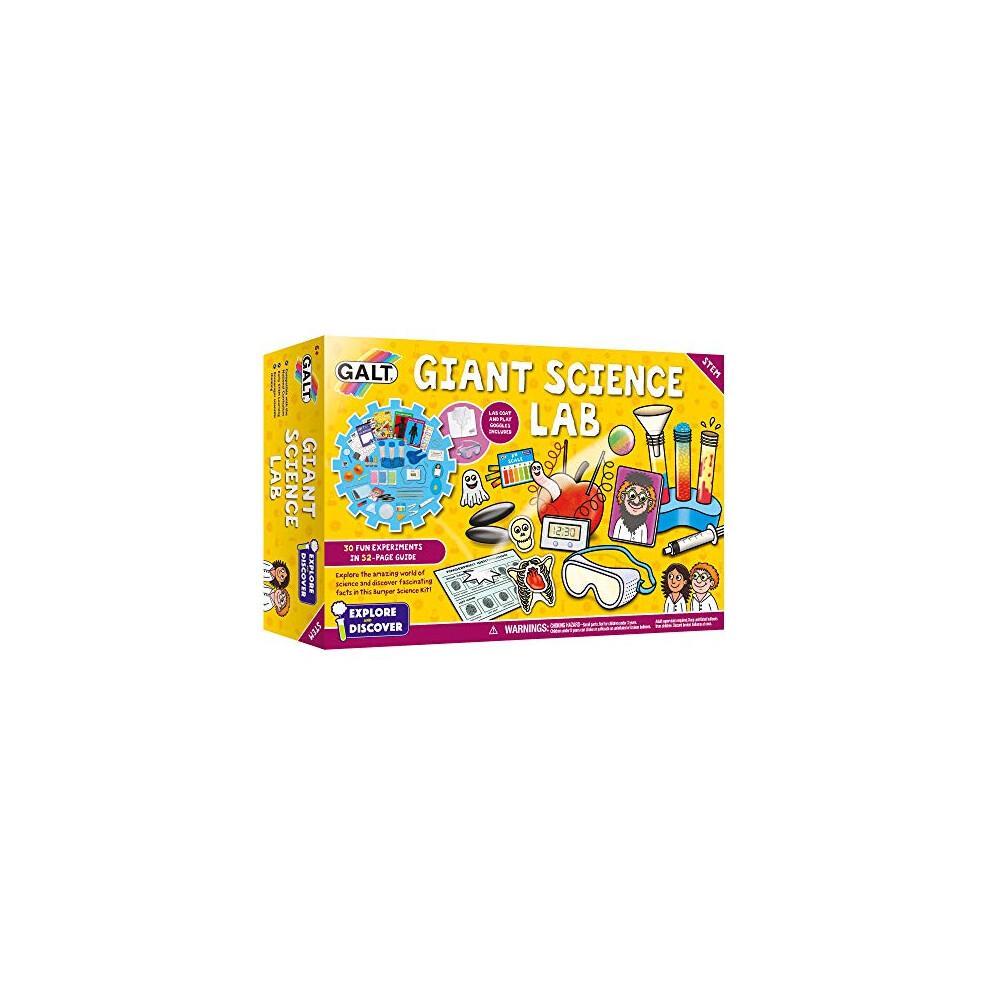 Galt Toys, Giant Science Lab, Science Kit for Kids, Ages 6 Years Plus