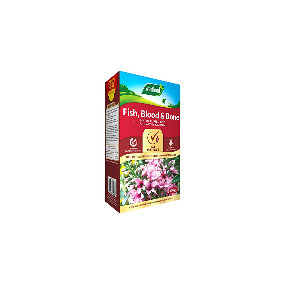 Westland 20600010 Fish, Blood And Bone All Purpose Plant Food, 1.5 Kg