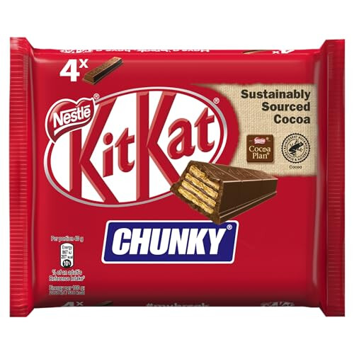 KitKat KitKat Chunky Milk Chocolate Bar Multipack, 4 x 40 g 1