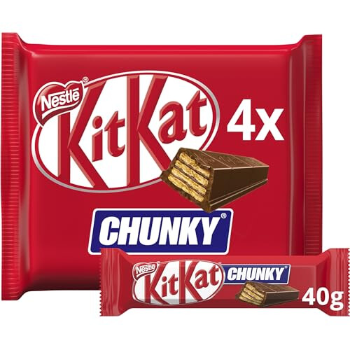 KitKat KitKat Chunky Milk Chocolate Bar Multipack, 4 x 40 g