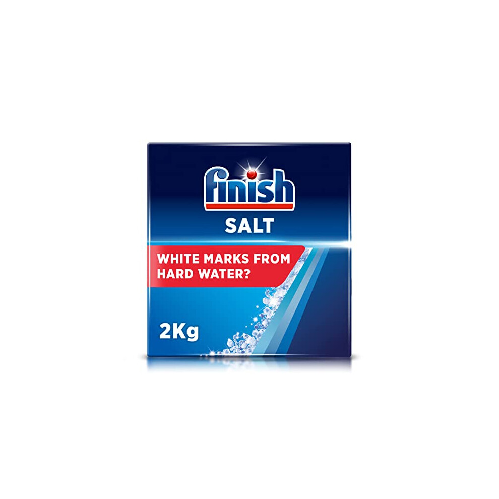 Finish Dishwasher Salt | 2kg Pack | Salt for Dishwashers and Water Softeners