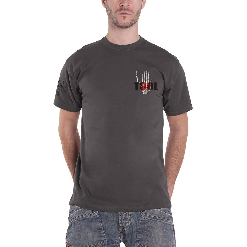 Tool Men's (Xxl, Charcoal) Spectre Burst Skeleton T Shirt