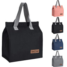 Yikki Lunch Bags for Women Men, Reusable Insulated Leakproof Lunch Box Tote Bag, Cool Bags for Kids Girls Boys Adults, Thermal Cooler Bag for Work
