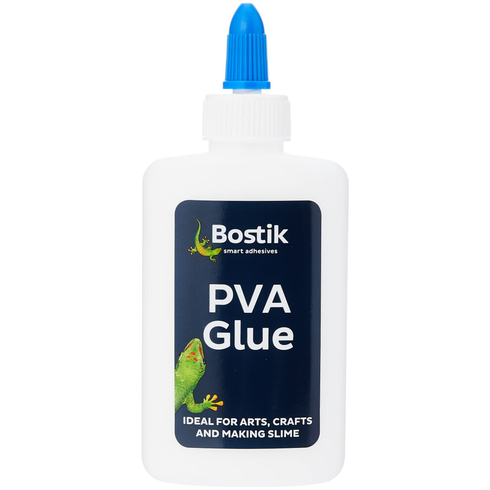 Bostik Pva Glue, Solvent Free Glue For Arts And Crafts, Dries Clear, 118Ml Bottle 5051217591626