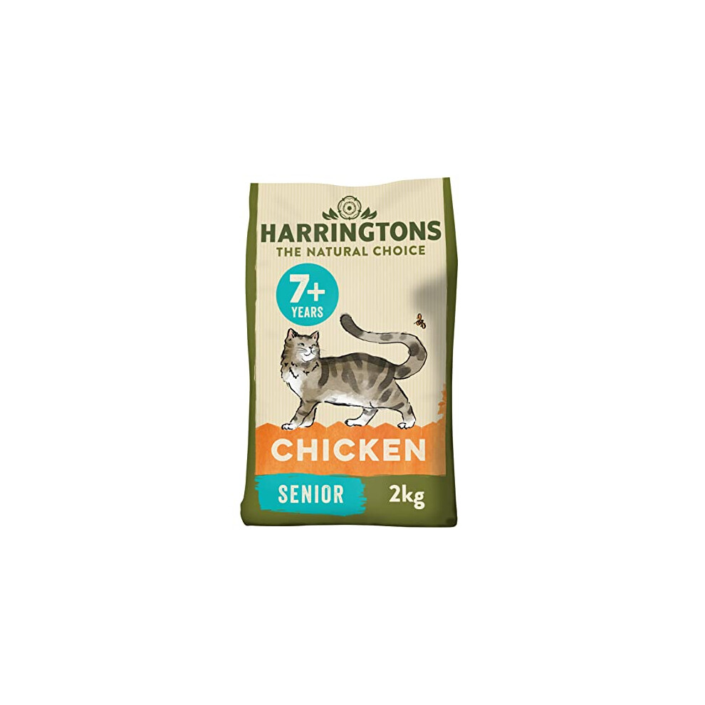 Harringtons Complete Senior Dry Cat Food with Freshly Prepared Chicken - 4x2kg