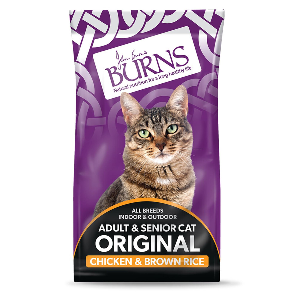 Burns Pet Nutrition Original Cat Food Chicken And Rice 300G Brown