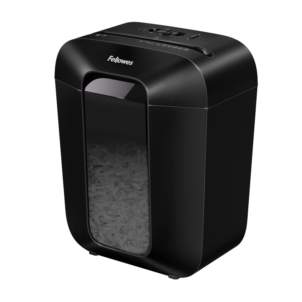 Fellowes Paper Shredder for Home Office Use - 9 Sheet Cross Cut Shredders Home Use - Shredder with 17L Bin & Safety Lock - Powershred LX50 - Shreds 31