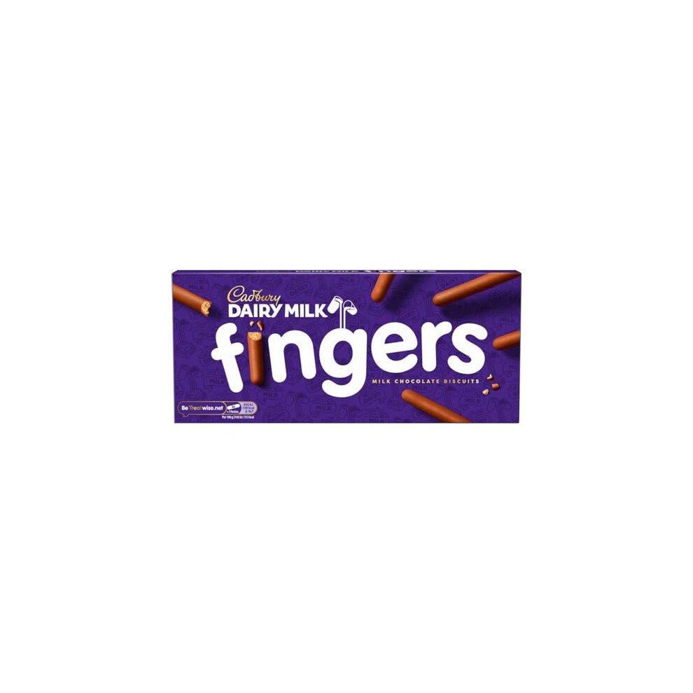 Cadbury Fingers Crossed Milk Chocolate biscuits, 114 g