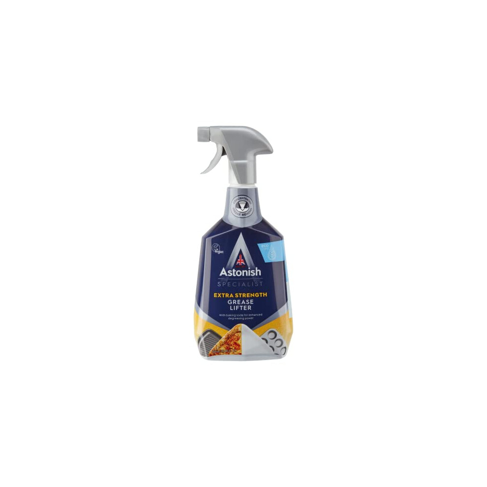 Astonish Specialist Extra Strength Grease Lifter Spray, for De-Greasing Surfaces and Kitchen Appliances, Fast Acting Strong Formula, Contains Baking