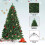 150CM Artificial Christmas Tree with Metal Stand - Full Pine Design 12