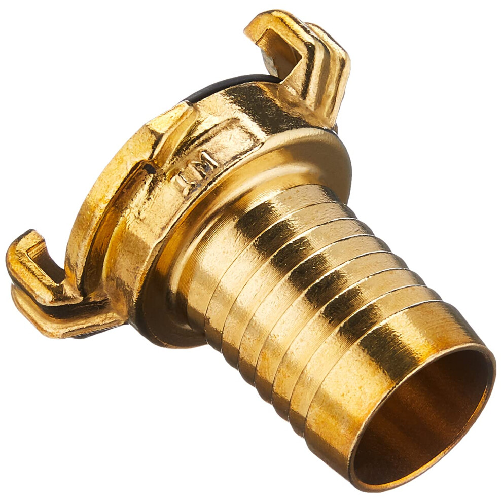 Gardena Brass Quick Release Hose Piece: Tube Adapter for 25 mm (1 Inch) - Tubing, Fittings Technical Gardena (7103-20)