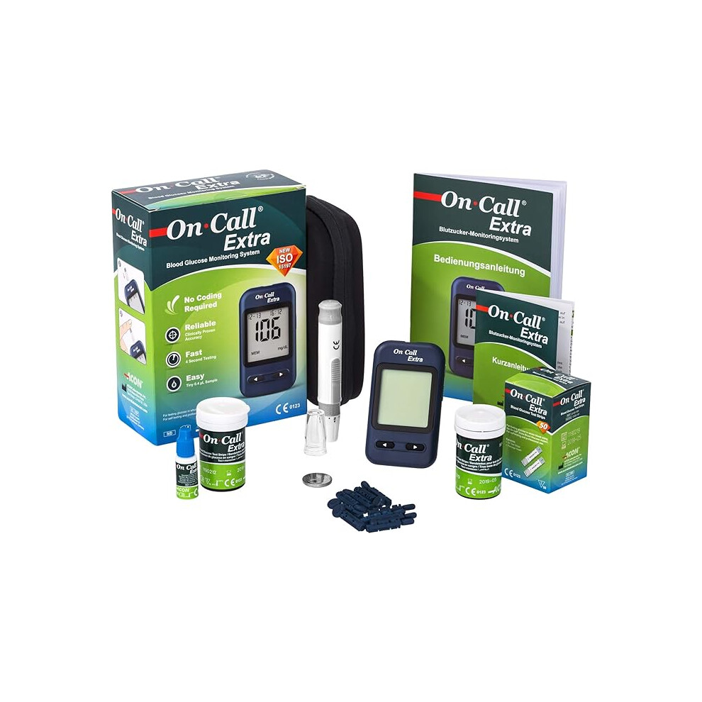 On Call Extra Blood Glucose Meter Starter Kit