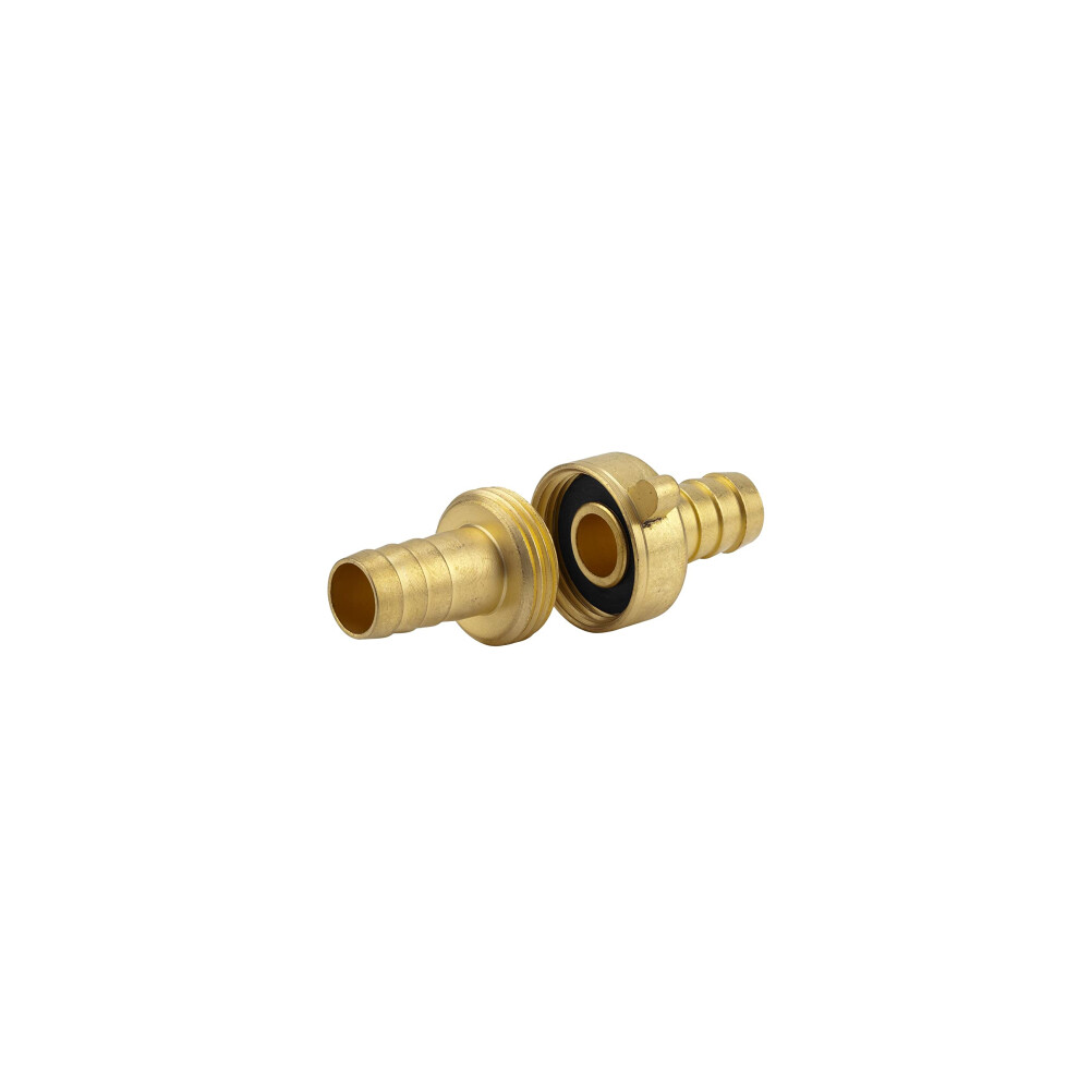 Gardena 7151 Brass Hose Screw Connection 3 Piece 26.5 mm (3/4 Gew./13 mm (1/2 Inch Hoses