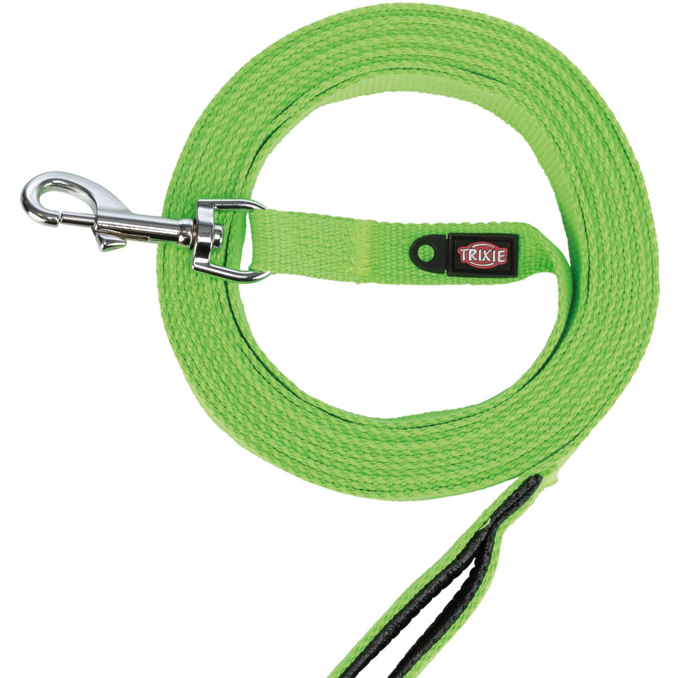 Trixie Tracking Lead Flat Strap, 5 m x 20 mm, Green