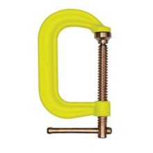 BESSEY 013-CDF408CHV Drop Forged C-Clamp Clamping Capacity 0-8 in., 4 .50 in. Throat Depth Clamping Force, 6900 Lb