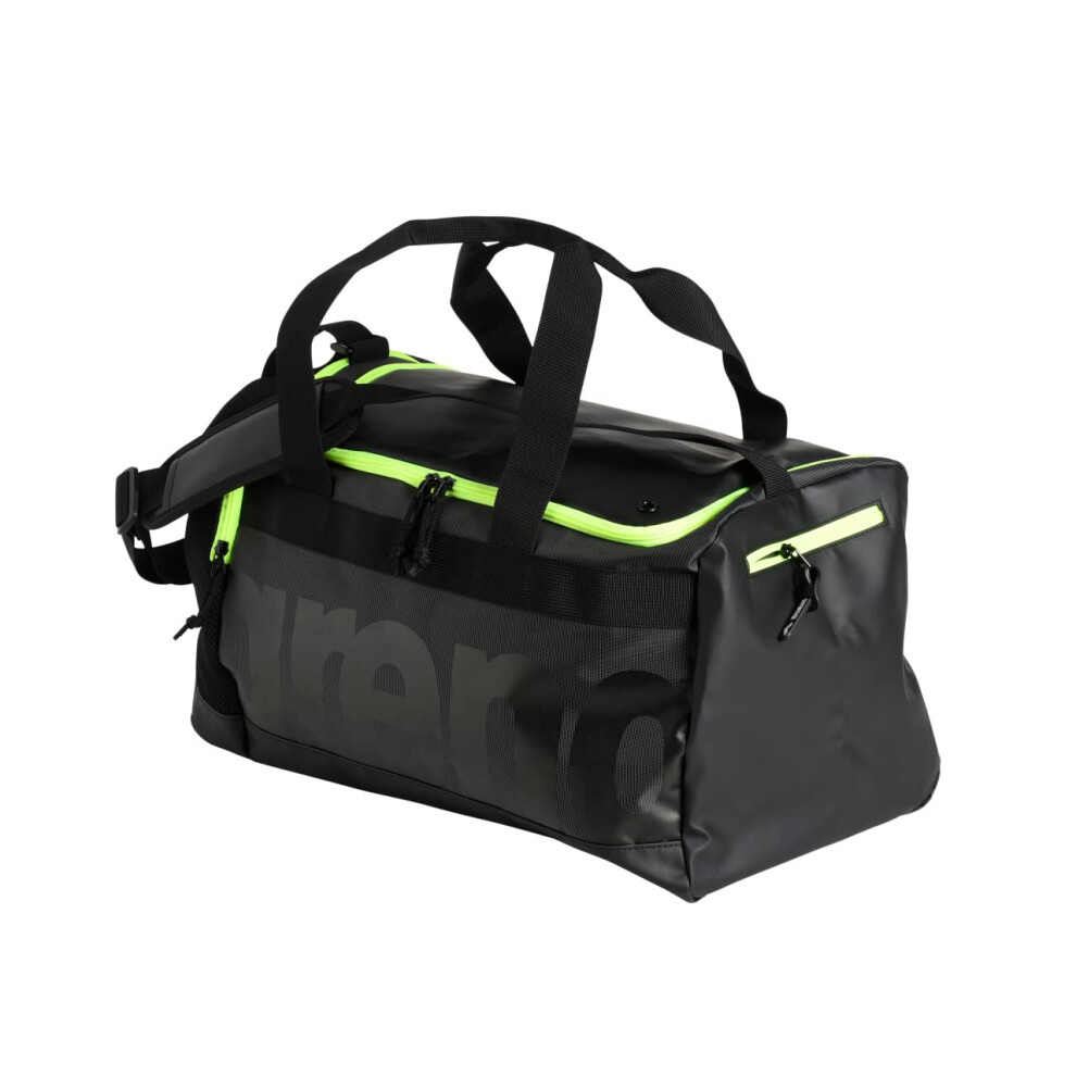 Arena Unisex Spiky Iii 40 Duffle, DARK_SMOKE-NEON_YELLOW, NS UK