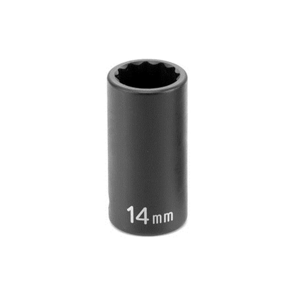 Grey Pneumatic 1114Msd .38 Inch Drive X 14Mm Semi-Deep 12 Point 729440494407