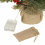 60cm Pre-Lit Christmas Tree with Red Berries - Pine & Jute Base Decor 2