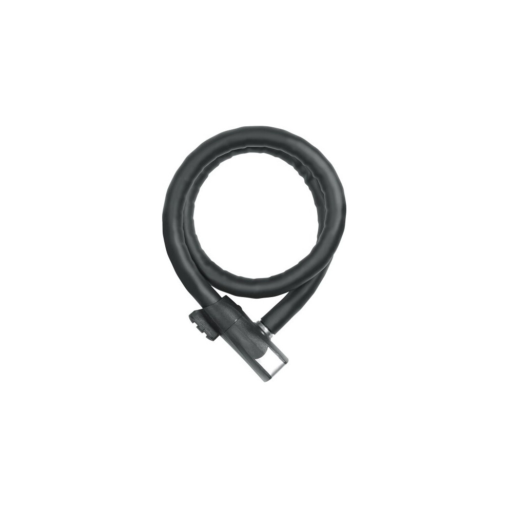 ABUS armoured cable lock Steel-O-Flex Centuro 860 - with QuickSnap RBU holder - cable lock made of steel cable with armour made of steel sleeves -