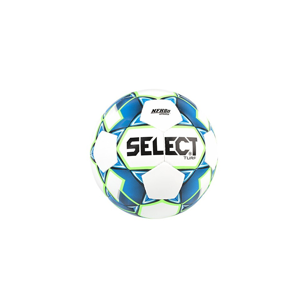 Select Turf Soccer Ball, White/Blue/Green, Size 5