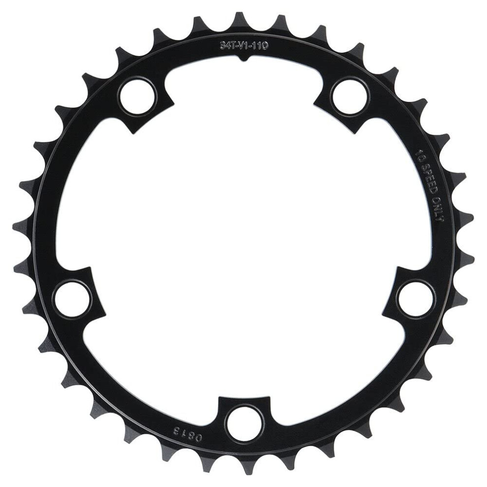 SRAM Sram 148006 34T 5 Bolt Chain Ring, 110 mm BCD Aluminium, Black