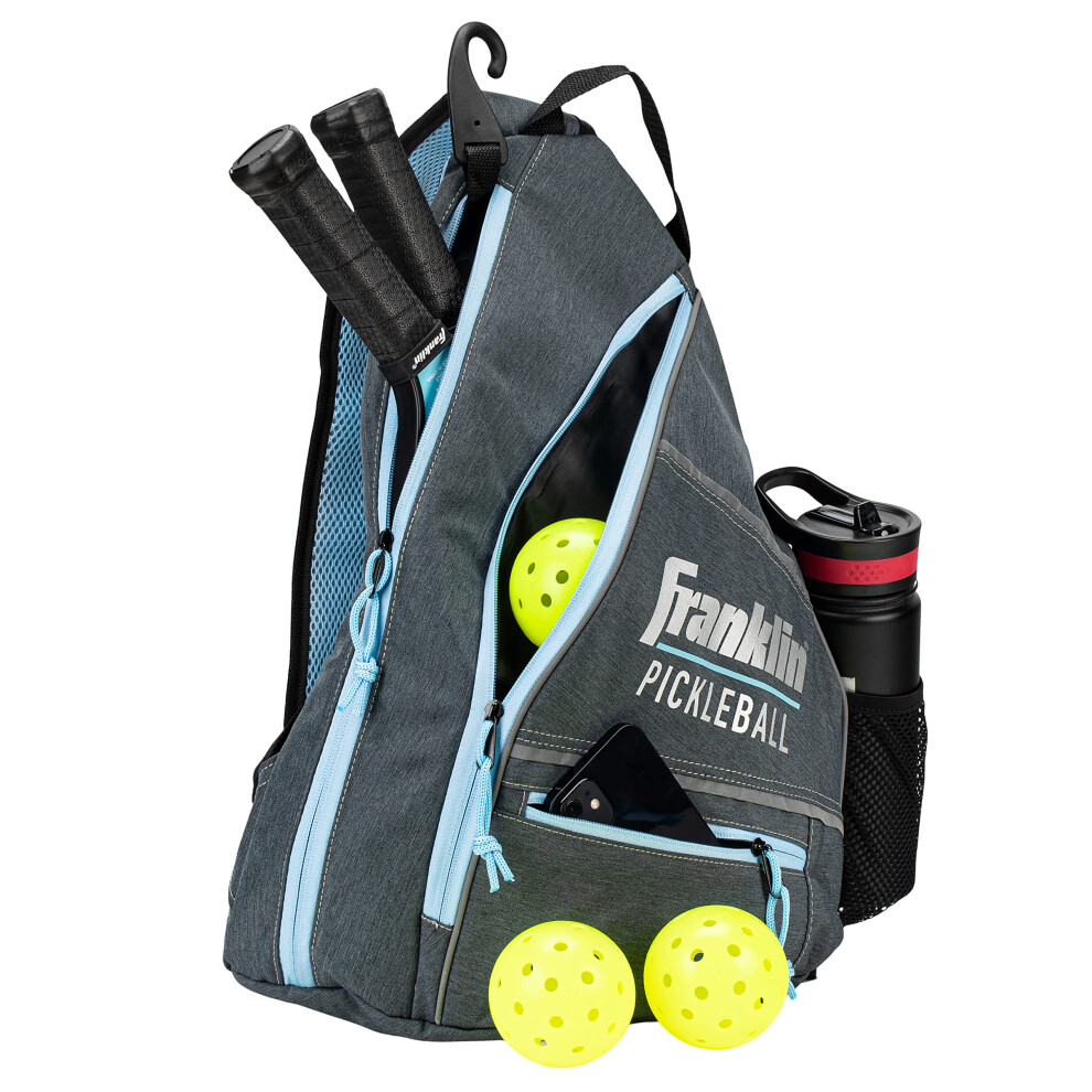 Franklin Sports Pickleball Bags Pickleball Sling Bag Backpack for Gear Equipment Pickleball Bag for Men Women Holds Paddles Pickleballs on OnBuy