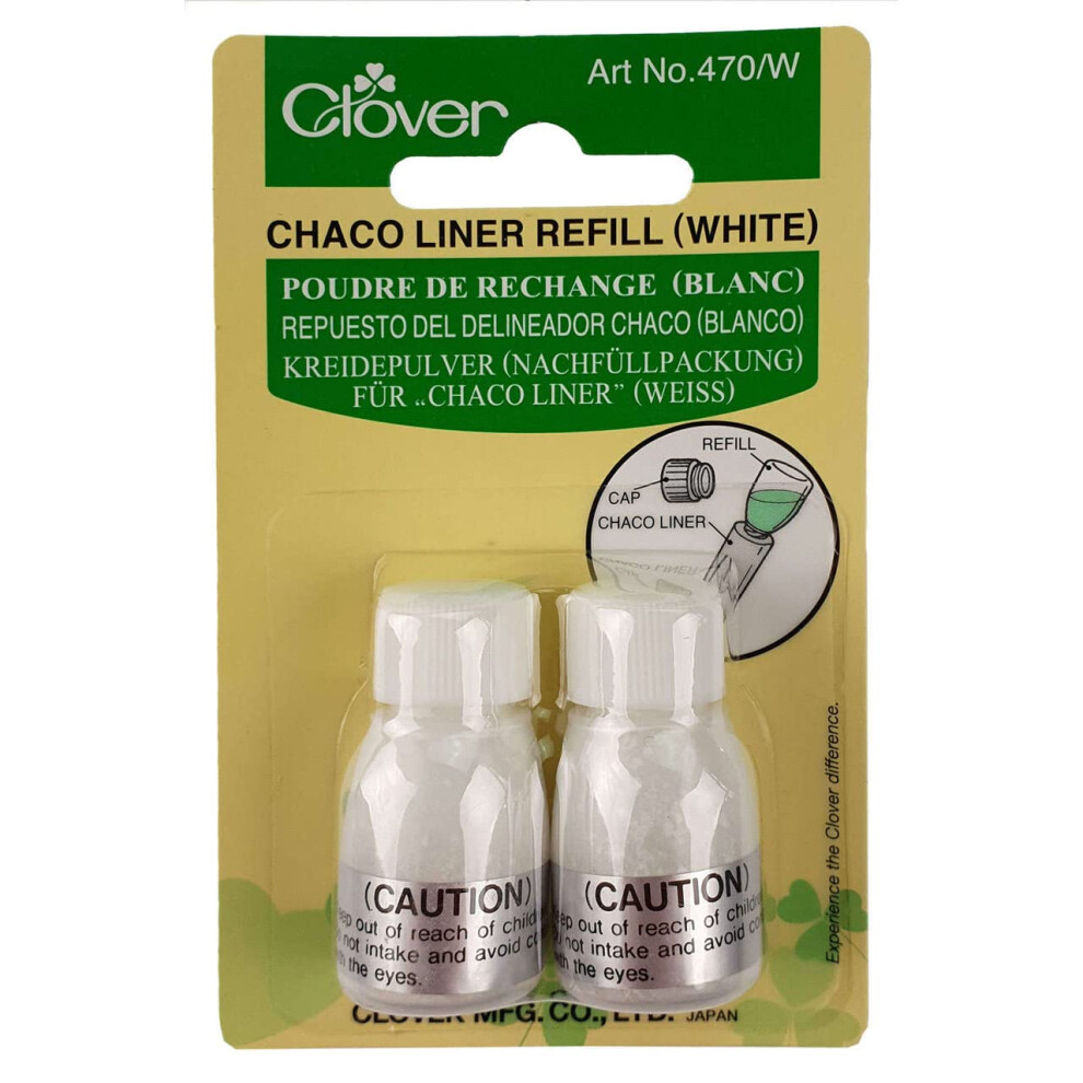 Clover Chaco Liner Refill: White, 1