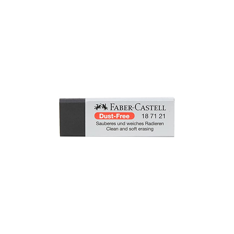 Faber-Castell 187121?Dust-Free Rubber, Plastic, Black