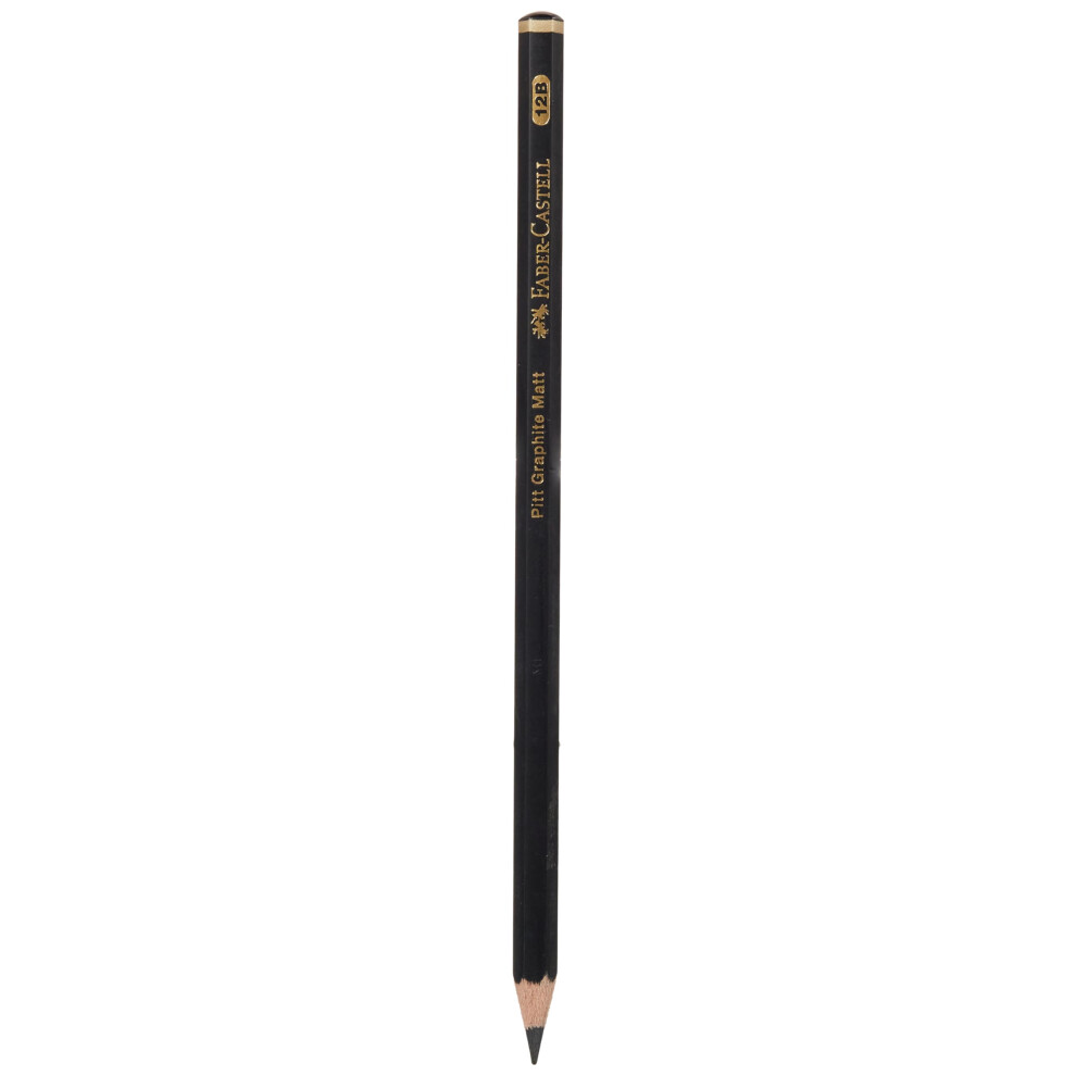 Faber-Castell Art & Graphic Pitt Graphite Matt Pencil, Matt Graphite, 12B, For Art, Craft, Drawing, Sketching, Home, School, University, Colouring