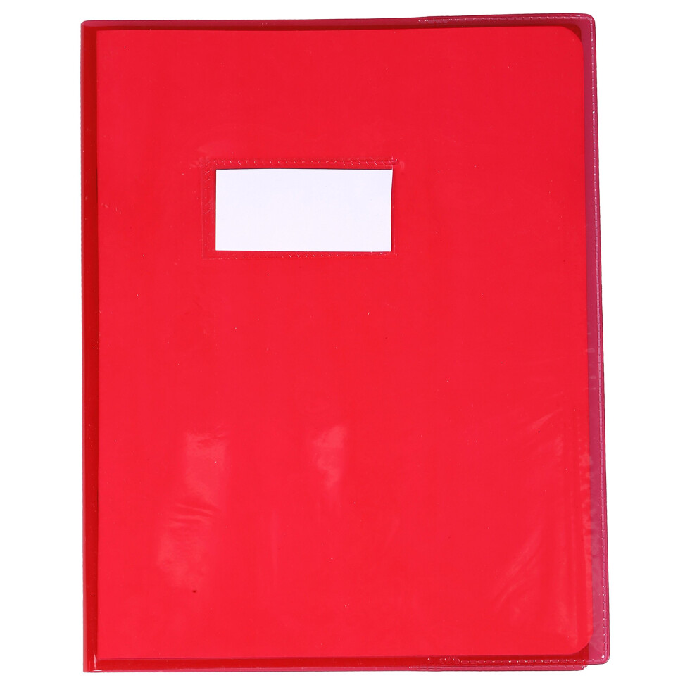 Clairefontaine - Ref 73003C - Calligraphe PVC Exercise Book Protector Cover - 170 x 220mm in Size, Label Holder for Easy Identification - Transparent