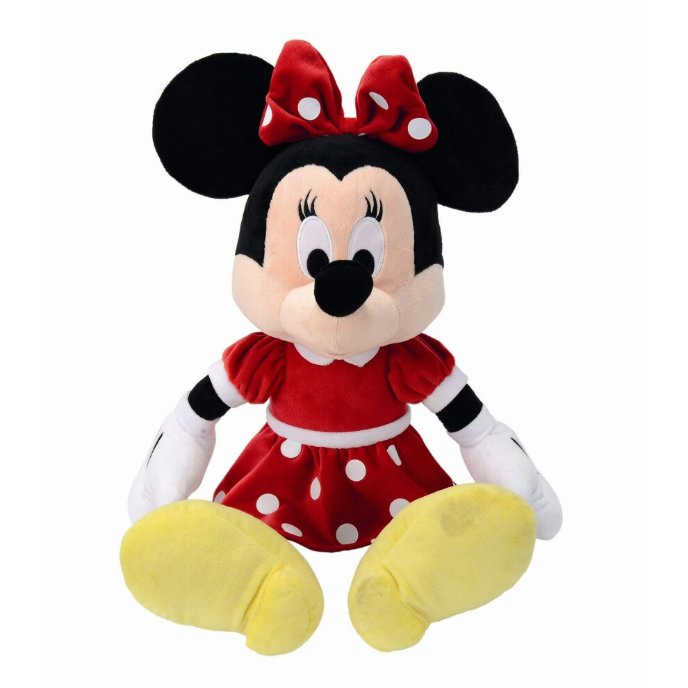 Simba 6315878983 50 cm Disney Minnie Red Dress Plush Figure