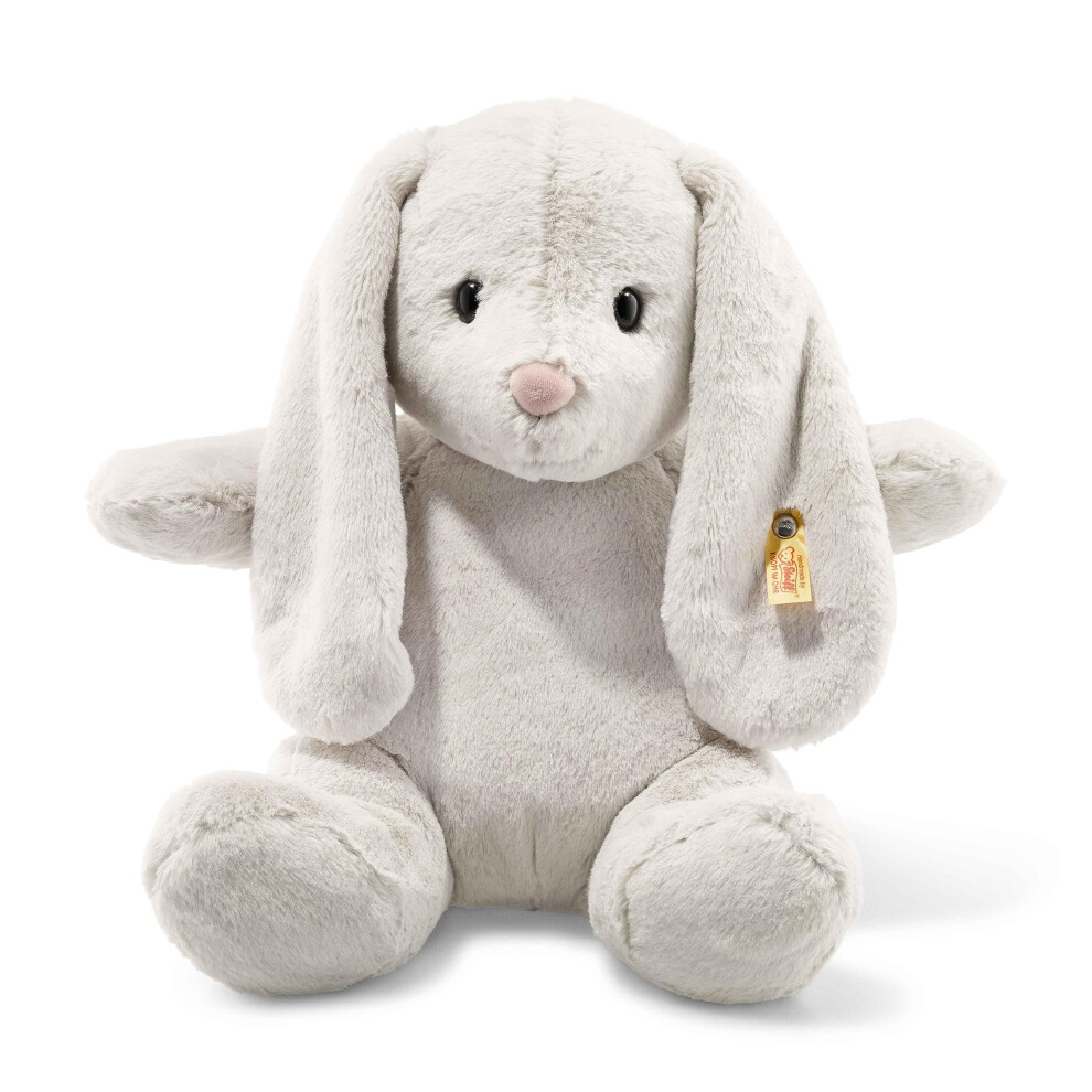 Steiff Soft Cuddly Friends Hoppie Rabbit, Light Grey, 38