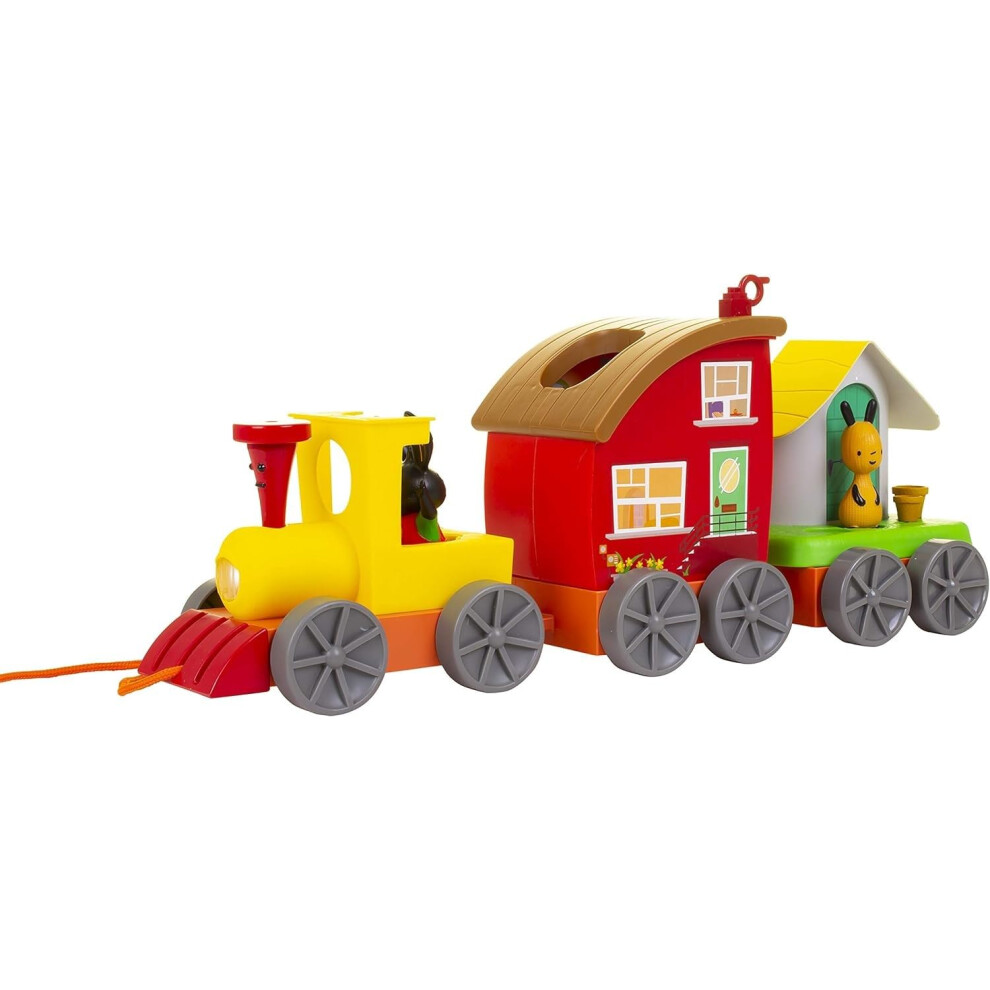 Bing?s Train and Mini Play Sets, Light Up Musical Train, Cbeebies TV Show, With Bing and Flop Figurines, Activity Playset, Age 12m+