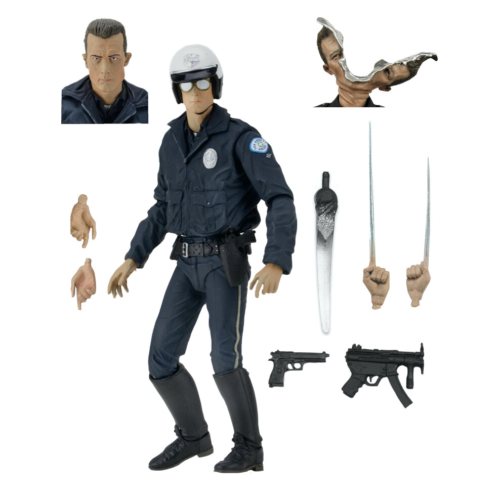 Terminator 2 51914 - Ultimate T-1000 - Figurine 18cm, Black