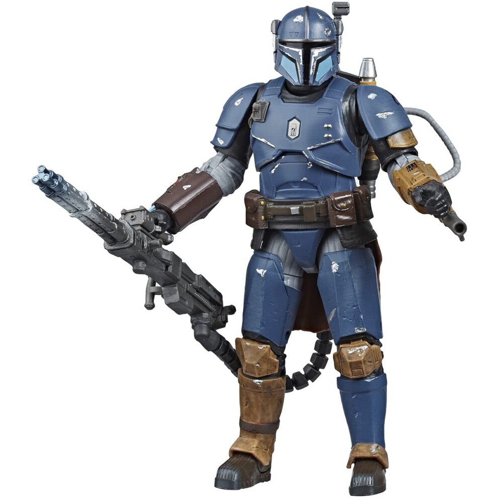 Star Wars The Black Series Heavy Infantry Mandalorian Toy 15 cm Scale The Mandalorian Collectible Deluxe Action Figure, Kids Ages 4 and Up